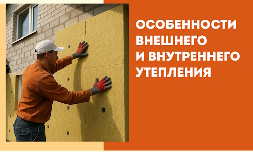 Какие особенности внешнего и внутреннего утепления в Вологде