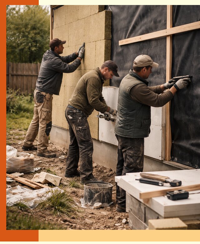 Утепление дачного дома под ключ в Вологде