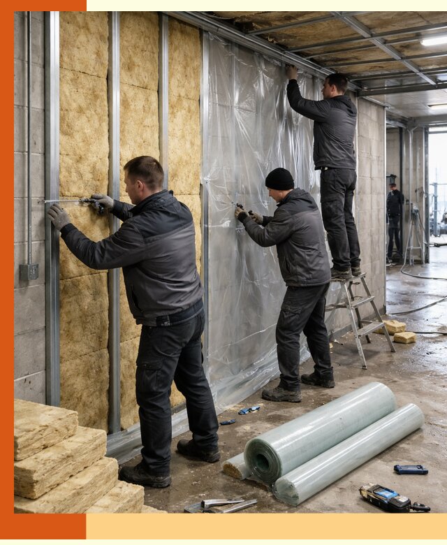 Профессиональное утепление автомойки в Вологде для любого типа помещений