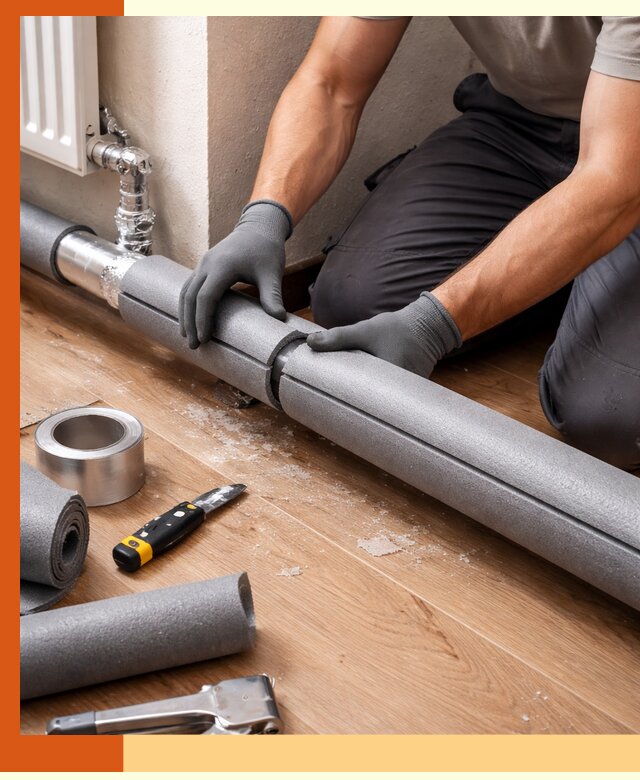 Утепление труб отопления в Вологде: теплоизоляция и защита сети