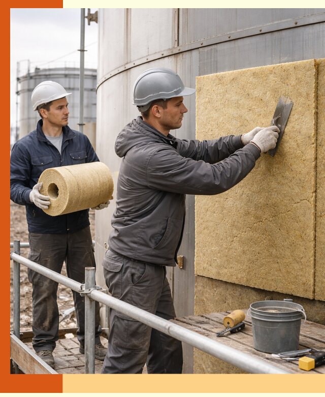 Профессиональное утепление резервуара и теплоизоляция в Вологде