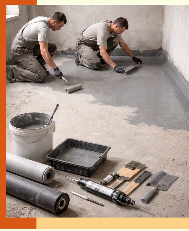 Гидроизоляция пола в Вологде — надежная защита от влаги и протечек